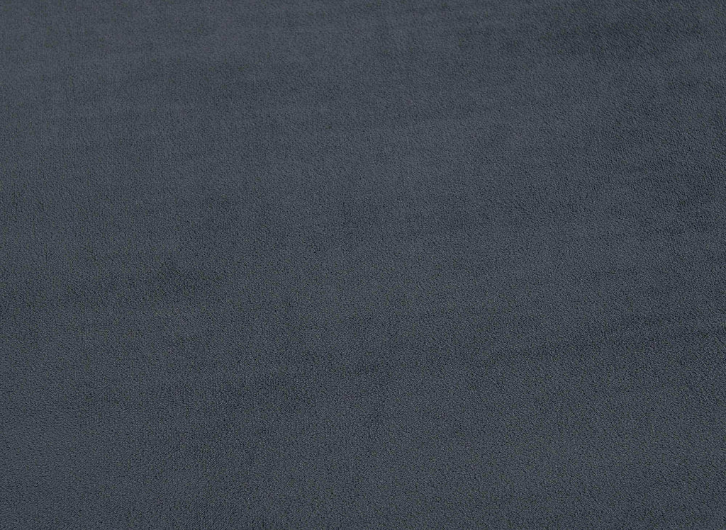 Banquette convertible 2 places en velours gris TONKA