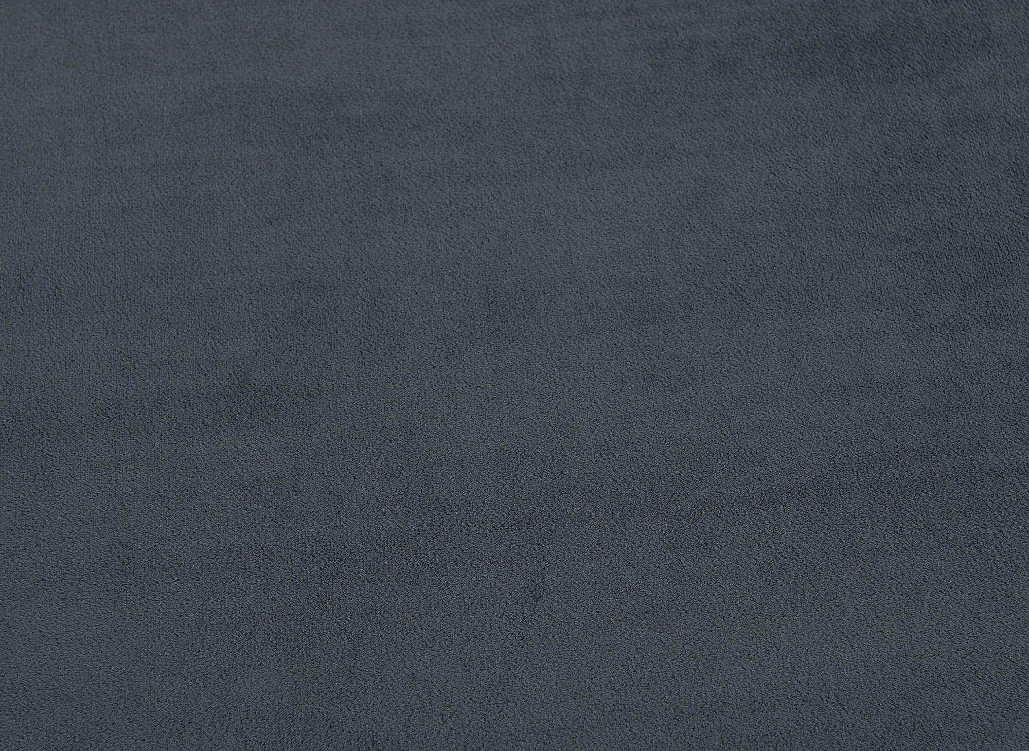 Banquette convertible 2 places en velours gris TONKA