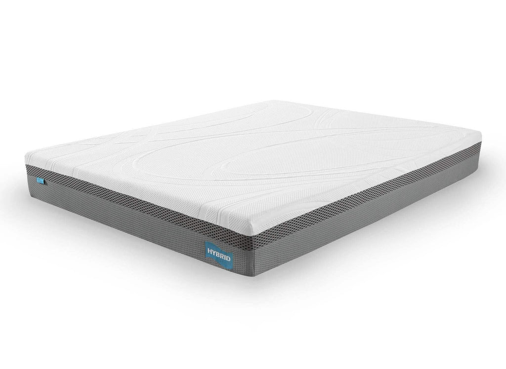 Matelas HYBRID 160 x 200 cm ressorts ensachés et mémoire de forme épaisseur 26 cm