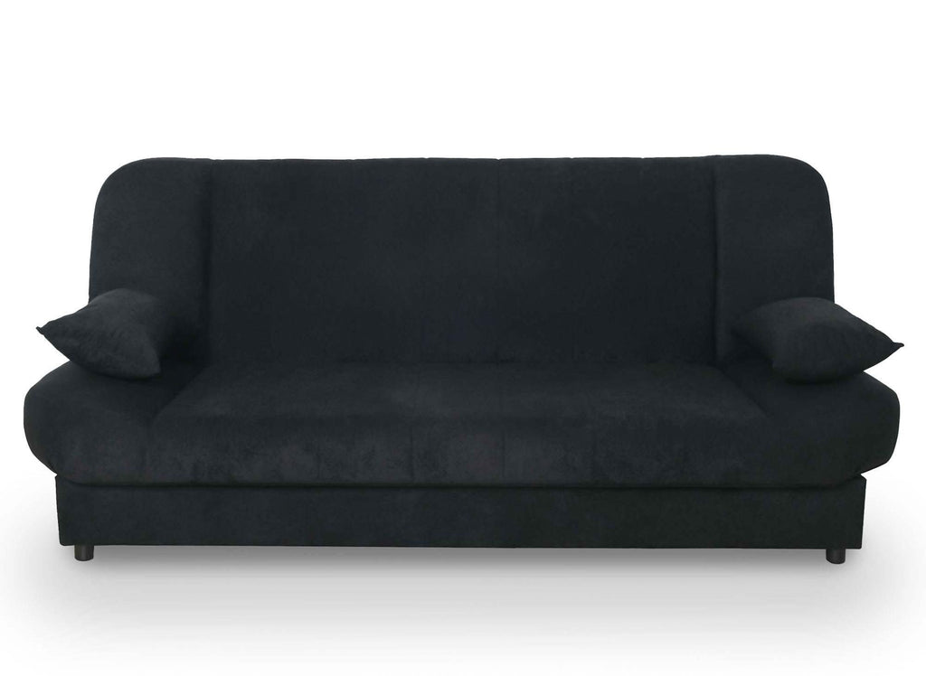 Canapé clic-clac convertible noir KOTI