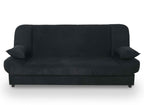 Canapé clic-clac convertible noir KOTI