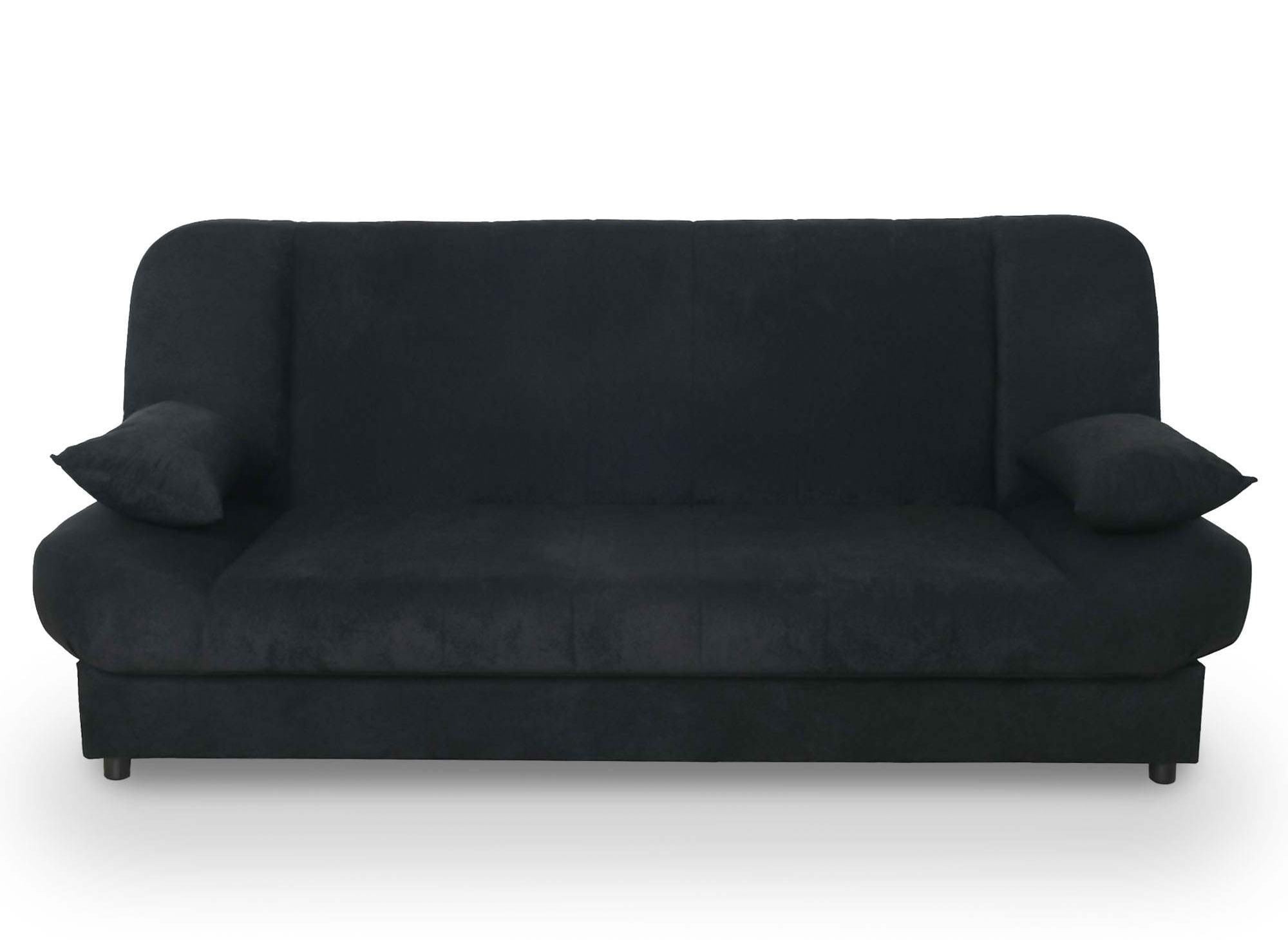 Canapé clic-clac convertible noir KOTI