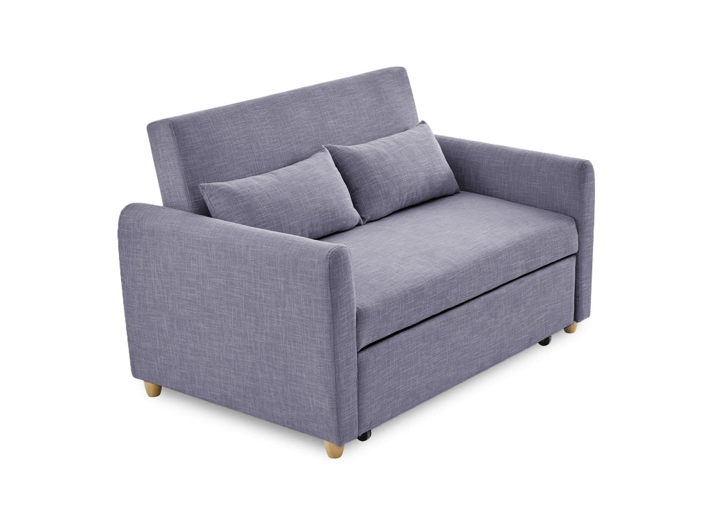 Canapé convertible scandinave en tissu gris KALAYA