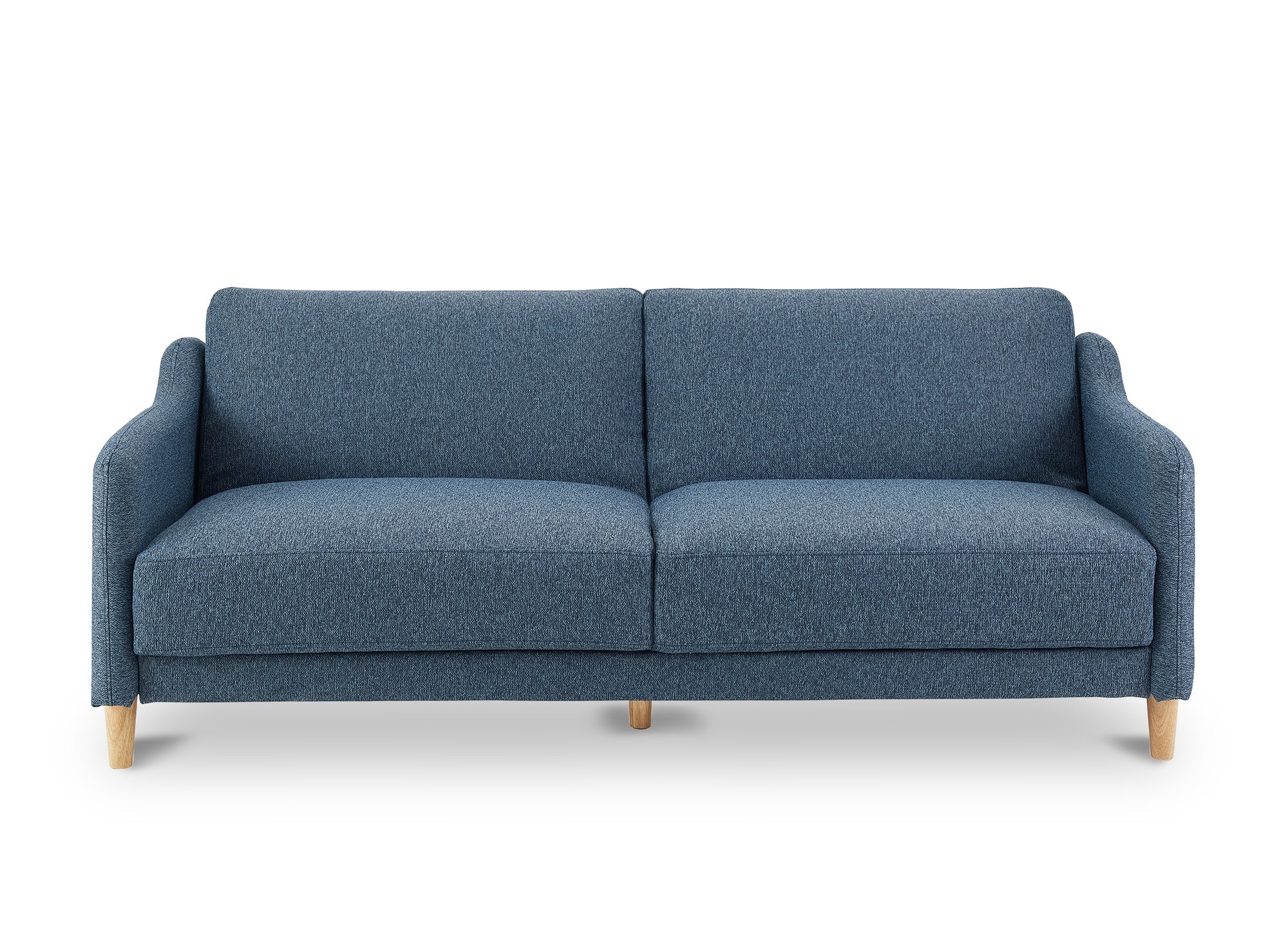 Canapé clic clac 3 places en tissu bleu MARLON