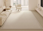 Tapis rectangulaire beige à motif minimaliste 160x230cm BEYA
