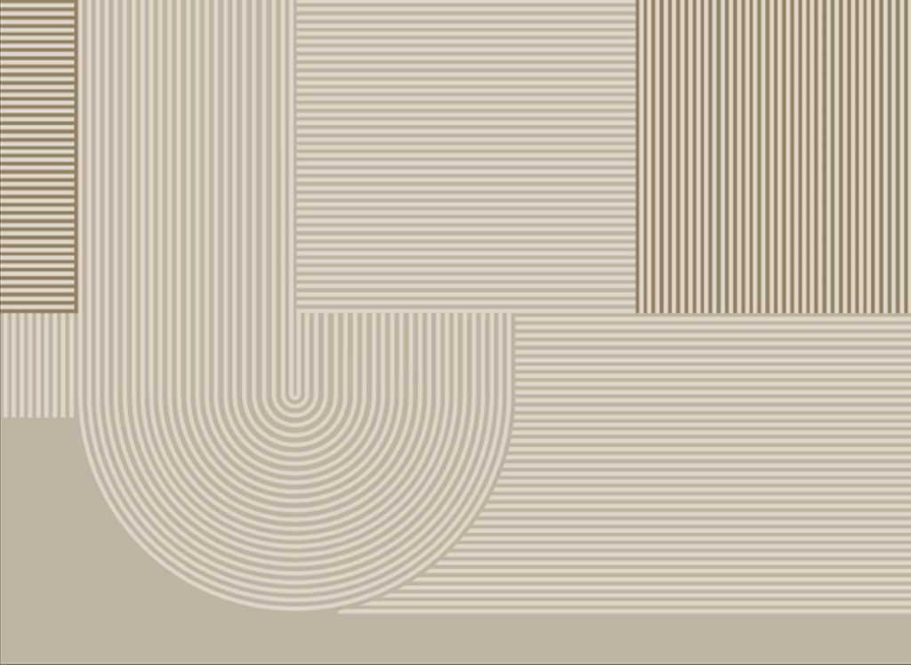 Tapis rectangulaire beige à motifs géométriques 160x230cm SYNDRA