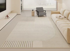 Tapis rectangulaire beige à motifs géométriques 160x230cm SYNDRA