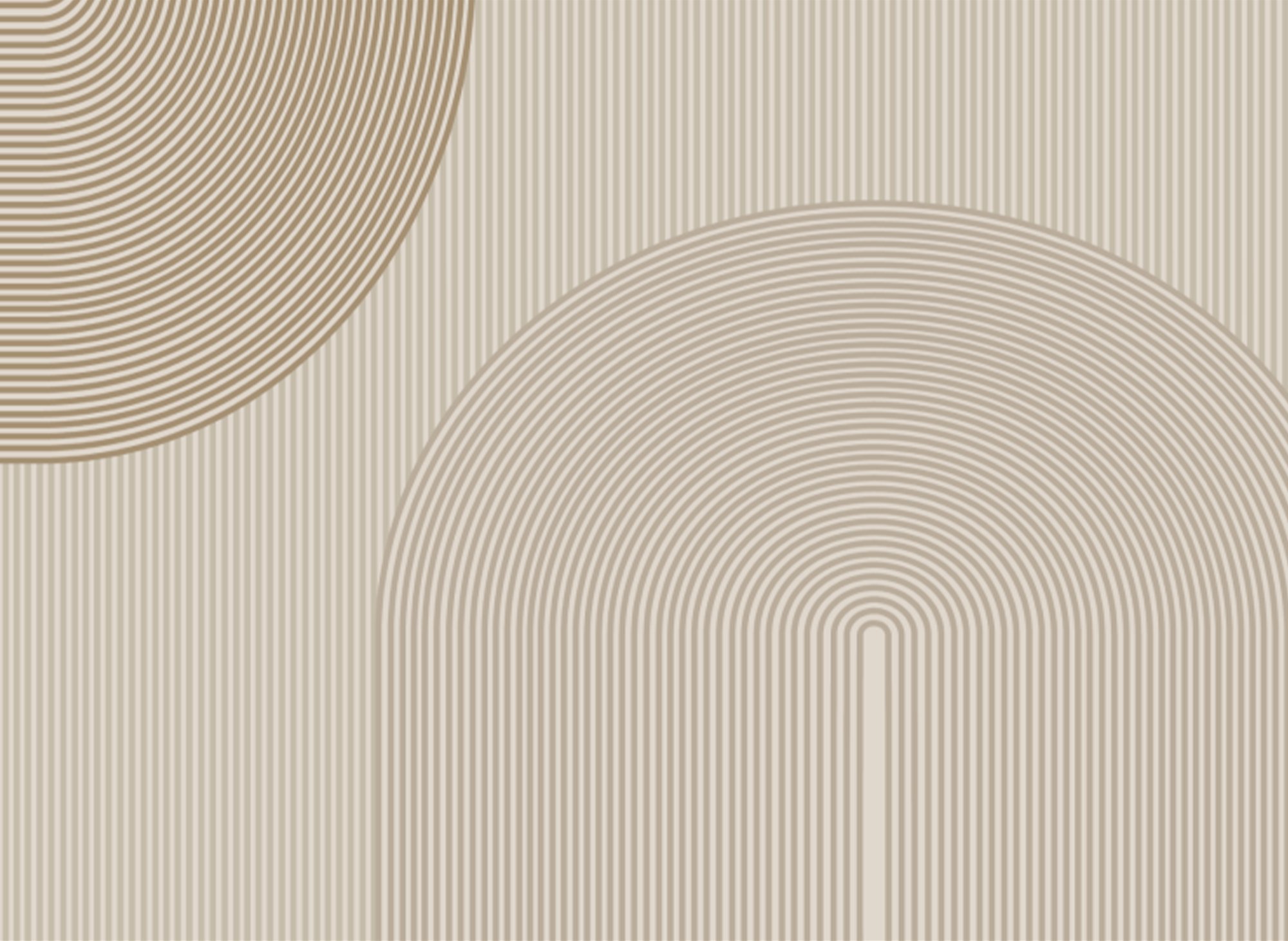 Tapis rectangulaire beige à motifs circulaires 160x230cm SAMA