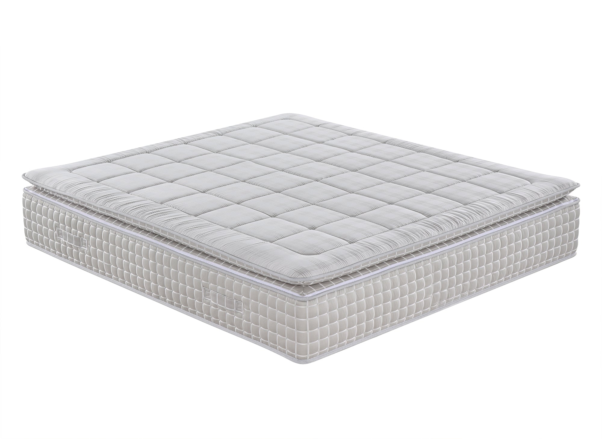 Matelas hybride ressorts ensachés 140 x 190 cm épaisseur 34 cm SIMON