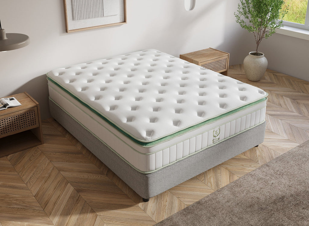 Matelas hybride ressorts ensachés 180 x 200 cm épaisseur 34 cm OSCAR