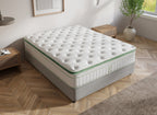 Matelas hybride ressorts ensachés 140 x 190 cm épaisseur 34 cm OSCAR