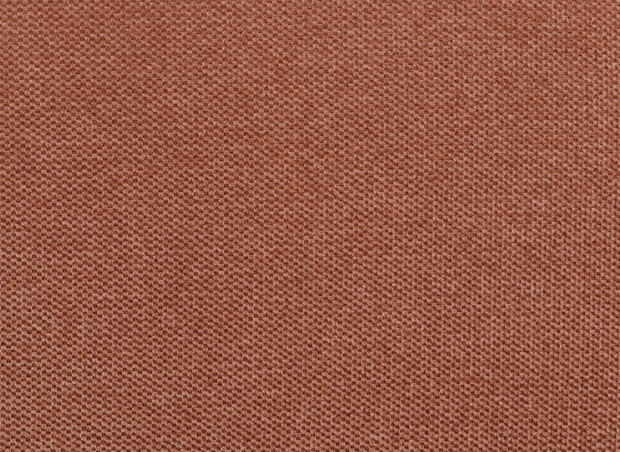 Canapé d'angle convertible avec coffre en tissu terracotta HAVEN - Angle gauche