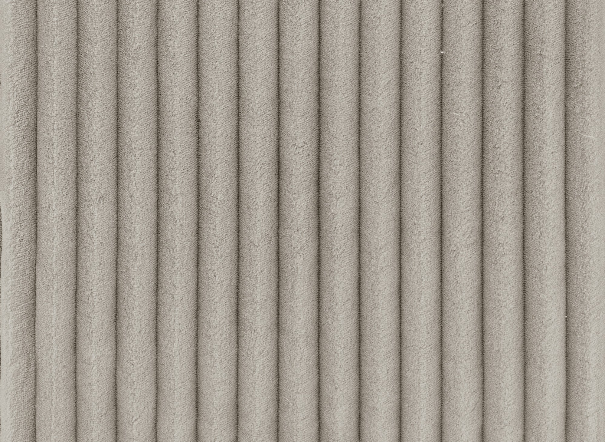 Canapé d'angle convertible et réversible avec coffre en velours côtelé épais  taupe ADRYEN