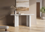 Console blanche pieds forme organique ROSALIA