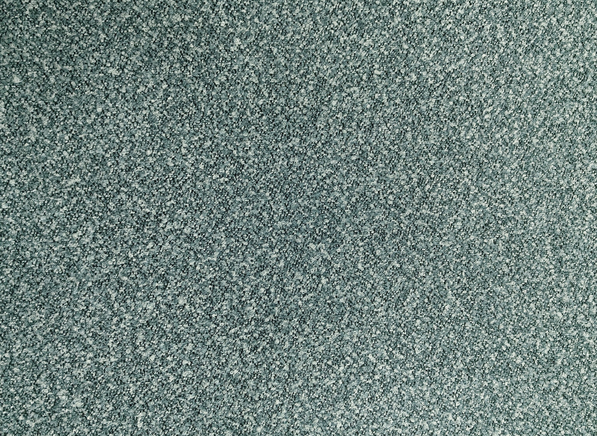 Canapé 3 places en tissu bouclette vert d'eau EZRA