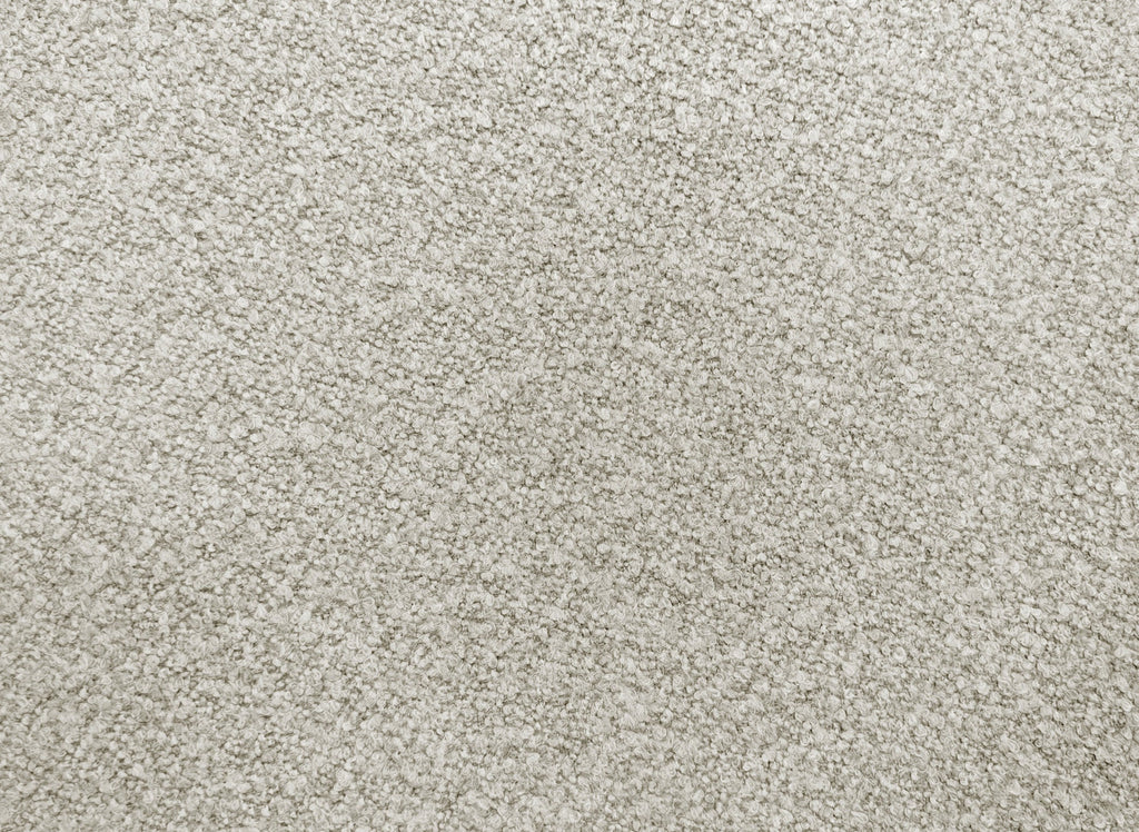 Canapé 3 places en tissu bouclette beige EZRA