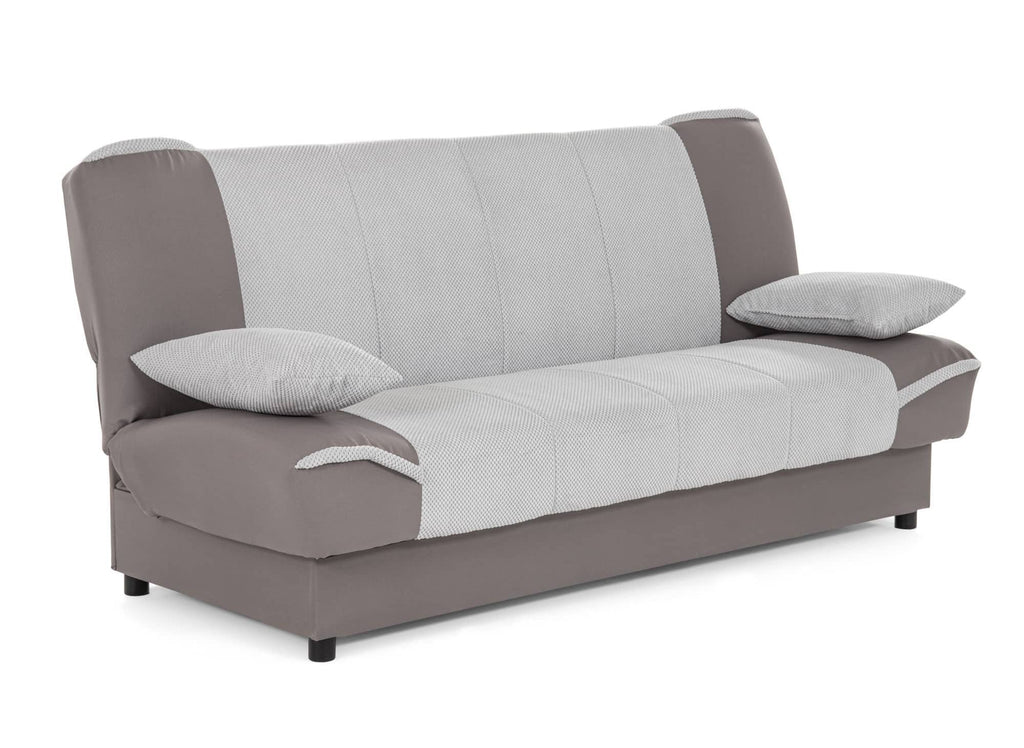 Canapé clic clac gris convertible NATI