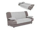 Canapé clic clac gris convertible NATI