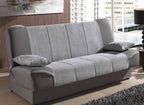 Canapé clic clac gris convertible NATI