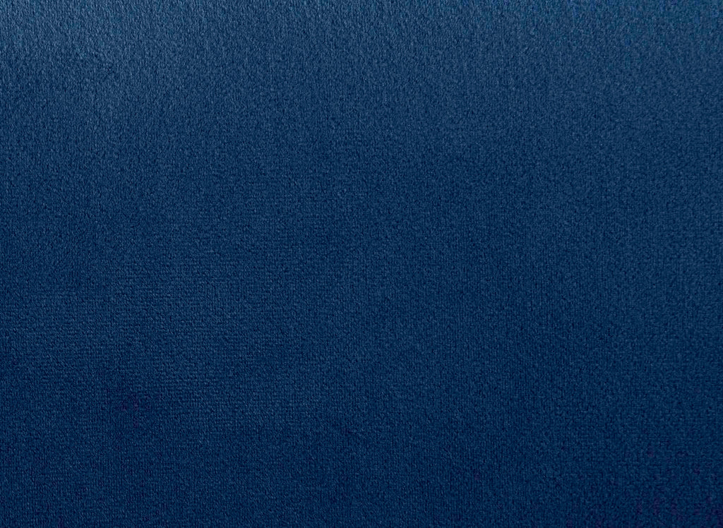 Canapé clic clac en velours bleu foncé avec porte-gobelet LIMA