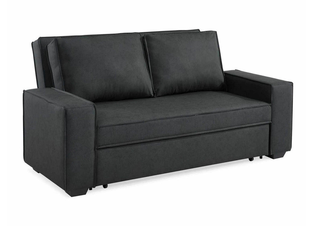 Canapé 3 places convertible gris JAMES