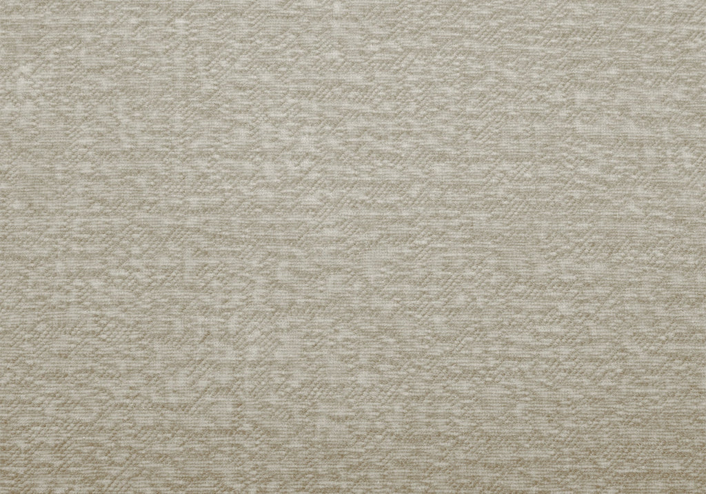 Canapé droit 5 places en velours tissé beige IMENIA