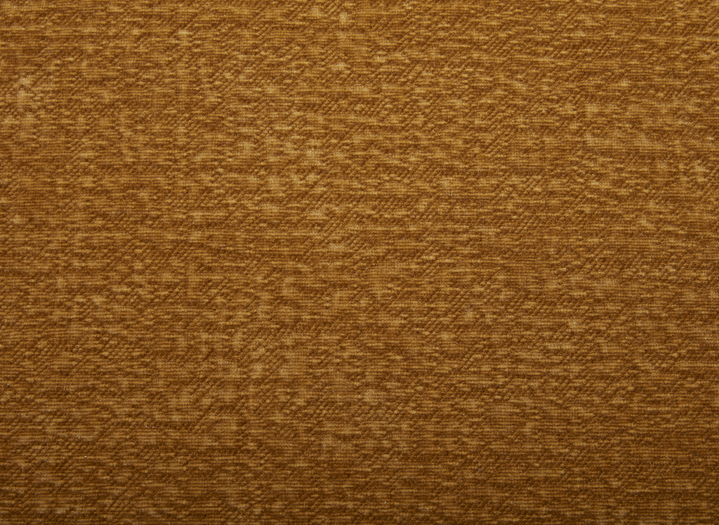 Canapé droit 5 places en velours tissé moutarde IMENIA